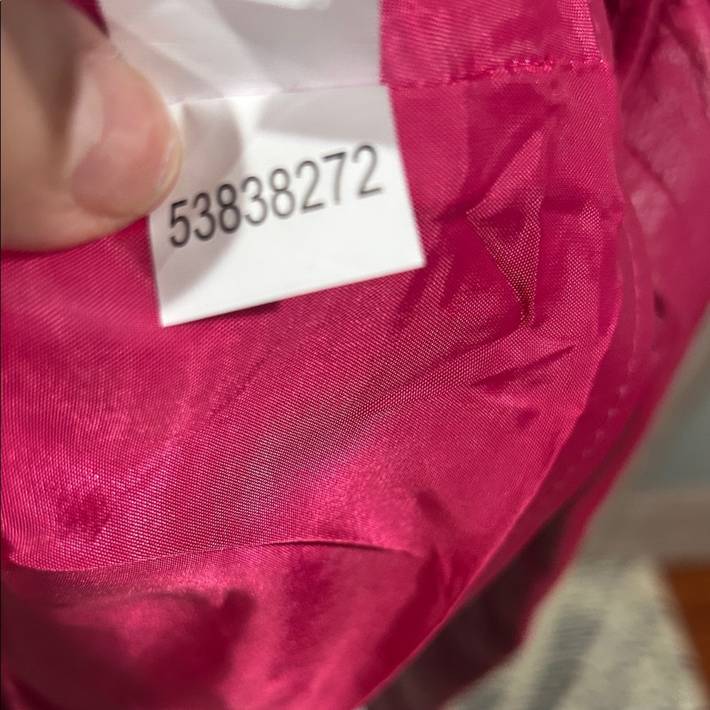 Jessica London Hot Pink Zip-Front Faux Leather Jacket - Picture 11 of 11